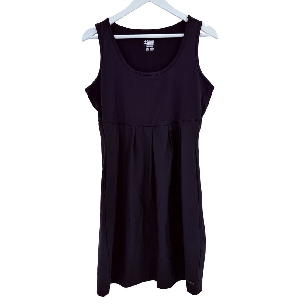 Columbia Titanium Black Sleeveless Athletic Dress Omni Shade Size Medium‎